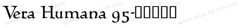 Vera Humana 95字体转换